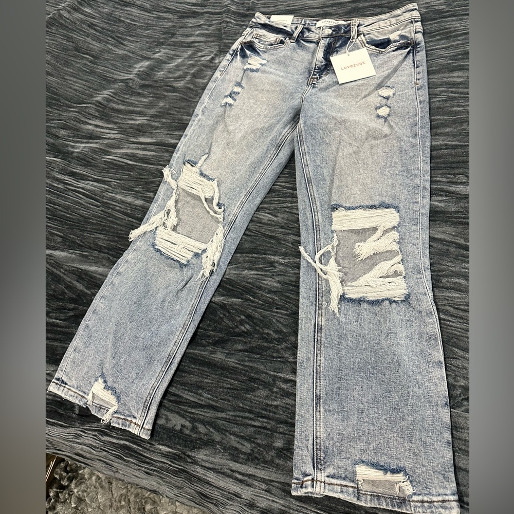 Loverlet High rise straight jeans - You’re my lover cropped straight leg jeans